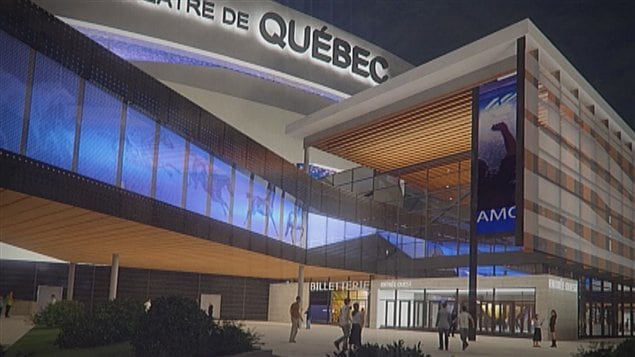 Maquette du nouvel amphithéâtre
