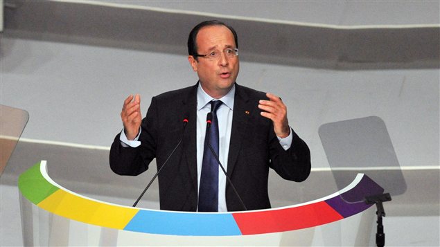 François Hollande, président de la République française