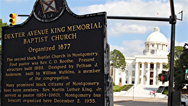 L'église de Martin Luther King est située à deux pas du Parlement sécessionniste de l'Alabama.