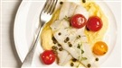Filets de sole aux câpres et aux tomates confites et polenta molle