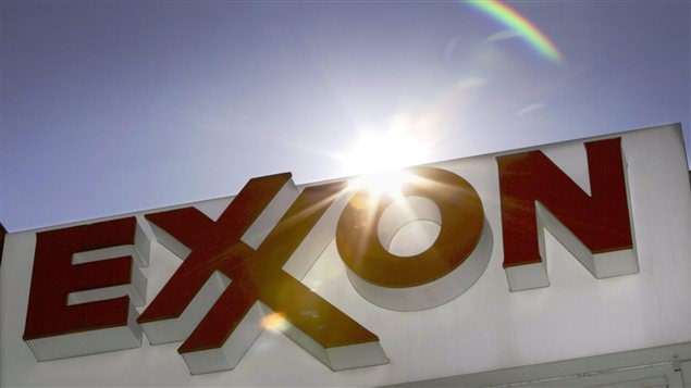 Logo de la transnacional Exxon-Mobil Corp.