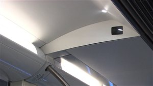 Caméra installée dans une voiture de métro