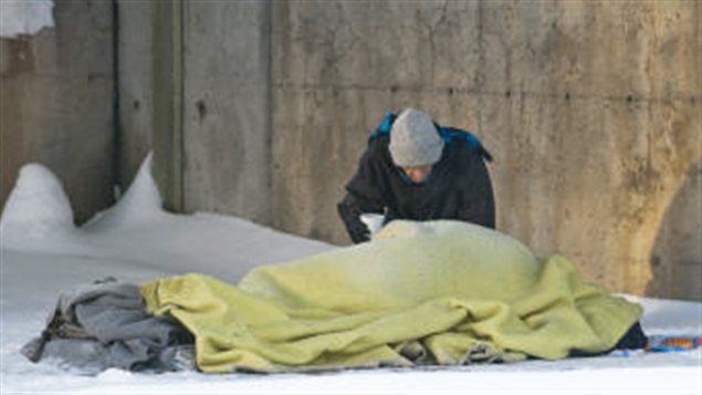 La vague de froid rend la vie dure aux sans-abri. (archives)