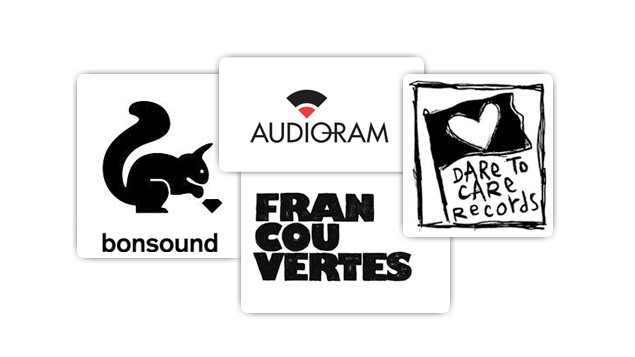 Logos des maisons de disques