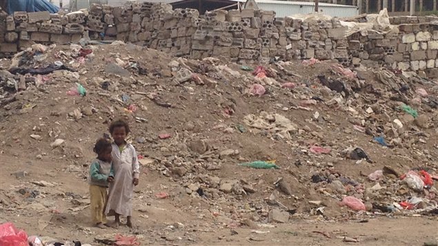Un bidonville de la capitale Sanaa