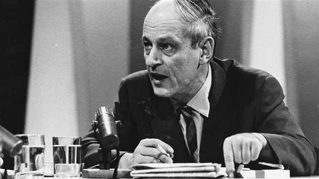 Le président du Parti québécois, René Lévesque Le président du Parti québécois, René Lévesque