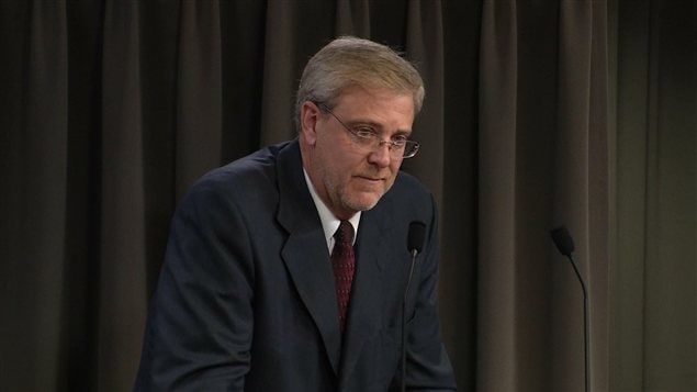 L'avocat d'Union Montréal, Me Michel Dorval