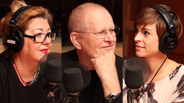 Genevi�ve St-Germain , Fr�d�ric Metz et Madeleine Arcand  �Radio-Canada/Marie-Sandrine Auger