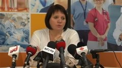 La conférence de presse au CHUS