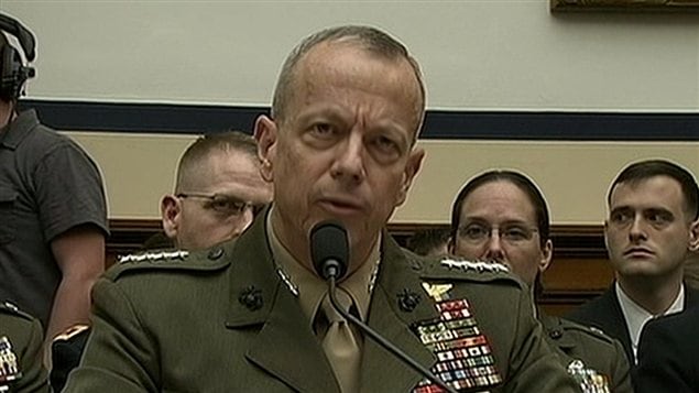 Le général John Allen, commandant des forces de l'OTAN en Afghanistan