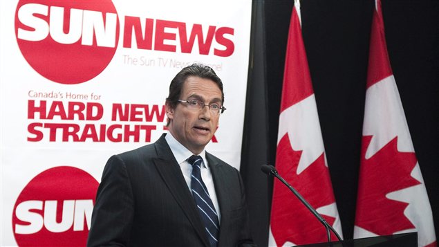 Le PDG de Québecor, Pierre Karl Péladeau