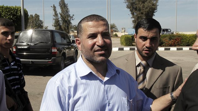 Le chef de la branche armée du Hamas, Ahmad Jaabari, a été vu le 18 octobre 2011 du côté égyptien de Rafah.