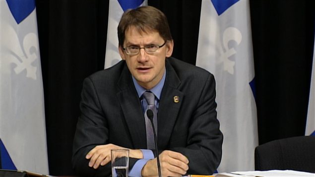Le ministre Sylvain Gaudreault