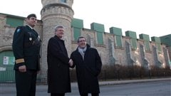 Stephen Harper et Régis Labeaume