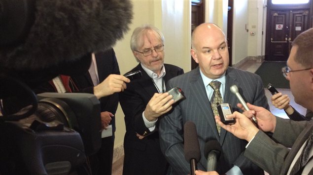 Le ministre albertain de la Santé Fred Horne