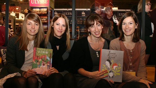 Magalie Foutrier, India Desjardins, Fanny Britt et Isabelle Arsenault ©Radio-Canada/Marie-Sandrine Auger