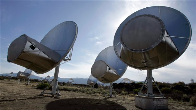 Photo d'antennes radio du programme SETI (7 octobre 2007), Hat Creek, Californie | ©AP/PC