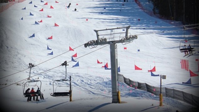 La piste de Copper Mountain au Colorado