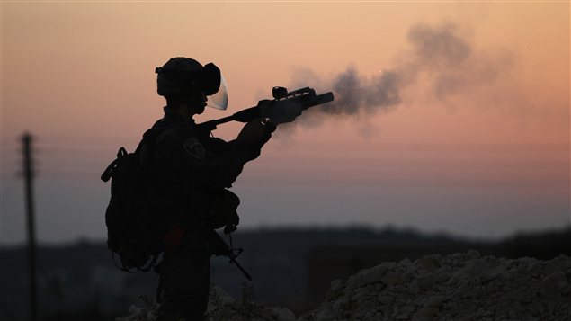 Un soldat israélien à Hebron, en Cisjordanie (archives)