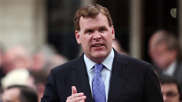 Le ministre des Affaires étrangères John Baird à la période des questions à la Chambres des communes à Ottawa.