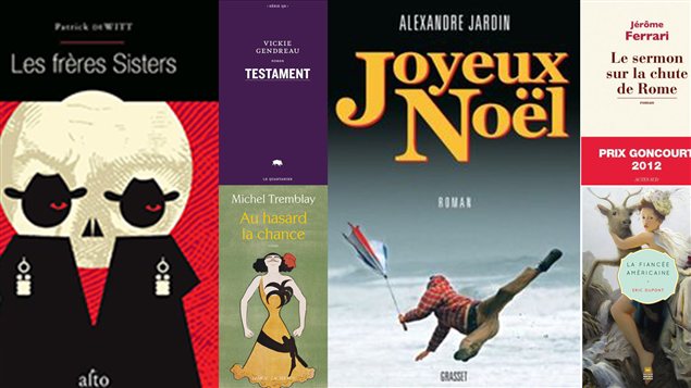 Quelques-unes des couvertures de romans discut�s en ondes
