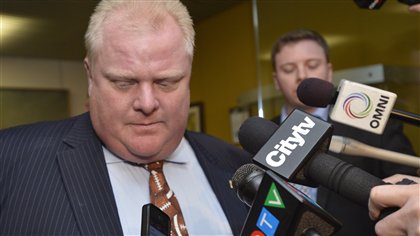 Le maire de Toronto, Rob Ford