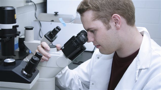 Scientifique dans un laboratoire de médecine légale | ©iStockphoto