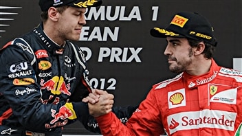 Sebastian Vettel et Fernando Alonso