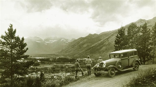 <b>Une vue sur Banff en 1929</b> | Photo de William J. Oliver/Biblioth�que et Archives Canada