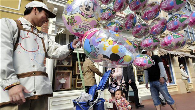 Ballons au Disneyland de Tokyo