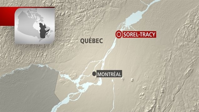 Cargo échoué à Sorel