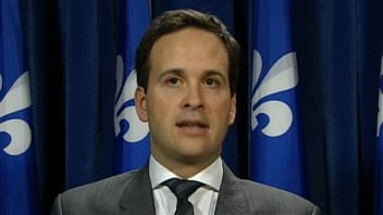 Le ministre délégué aux Affaires intergouvernementales, Alexandre Cloutier.