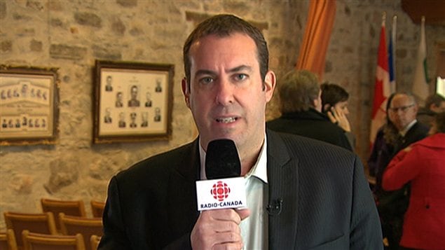 Le porte-parole de Vision démocratique de Mascouche, Stéphane Handfield.