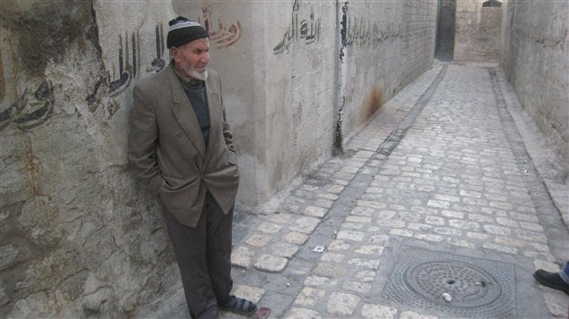 Un habitant d'Alep