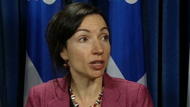 La ministre des Ressources naturelles du Québec, Martine Ouellet