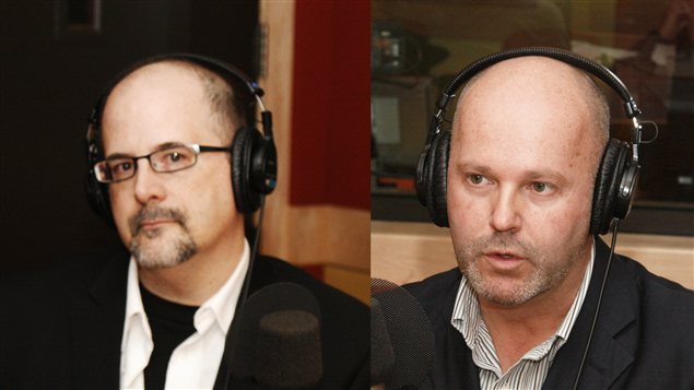 Sylvain Gagn� et Pierre Routhier | � Radio-Canada / Philippe Couture