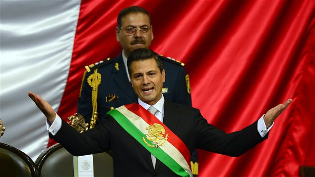 Assermentation du nouveau pr�sident du Mexique, Enrique Pena Nieto