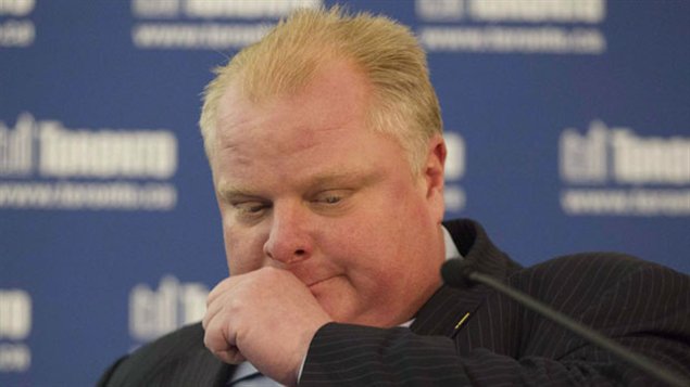 Le maire de Toronto, Rob Ford.