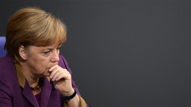 Angela Merkel, chancelière allemande.