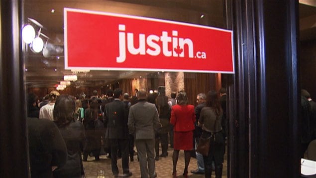 Image tirée du portrait Trudeau d'E Latraverse, diffusé au TJ22h, 4 décembre 2012.