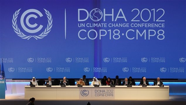 Cérémonie d'ouverture de la 18e Conférence de Doha, le 26 novembre. 