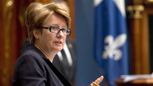 La ministre du Travail Agnès Maltais à l'Assemblée nationale le 15 novembre 2012.