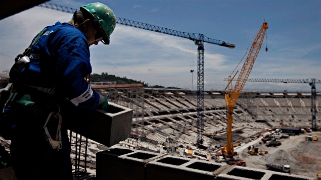 Les travaux avancent à Rio.