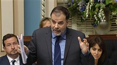 Le ministre de l'�ducation Pierre Duchesne