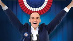 Une partie de la banni�re Facebook annon�ant le nouveau spectacle de Guy Nantel, <i>Corrompu</i>