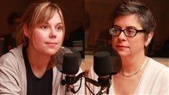St�phanie Harvey et Louise Gendron  �Radio-Canada/Marie-Sandrine Auger