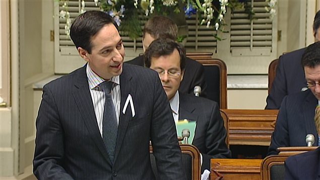 Le président du Conseil du Trésor, Stéphane Bédard