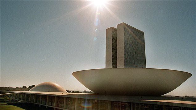 Le si�ge du Congr�s � Brazilia