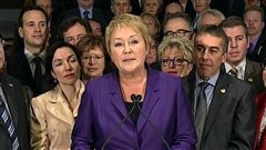 Pauline Marois, premi�re ministre du Qu�bec