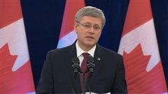 Le premier ministre Stephen Harper